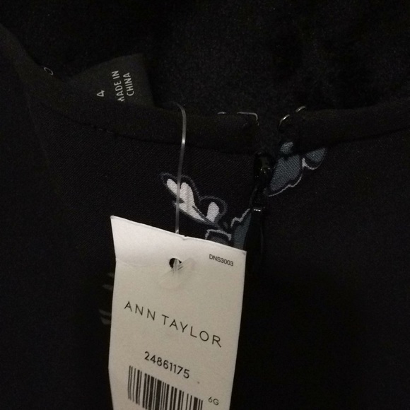 Ann Taylor Floral Piped Midi Dress - Picture 5 of 5